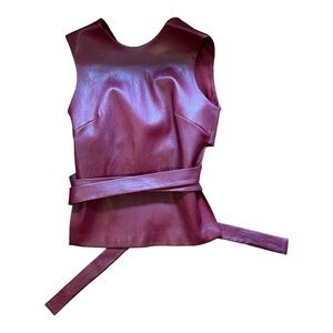Rosetta Getty Lambskin Top